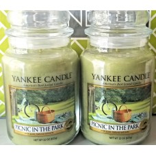 Yankee Candle Picnic in the Park Lot of Two 22 OZ.     192580379259